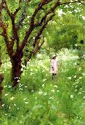 Thomas Cooper Gotch The Orchard oil painting artist